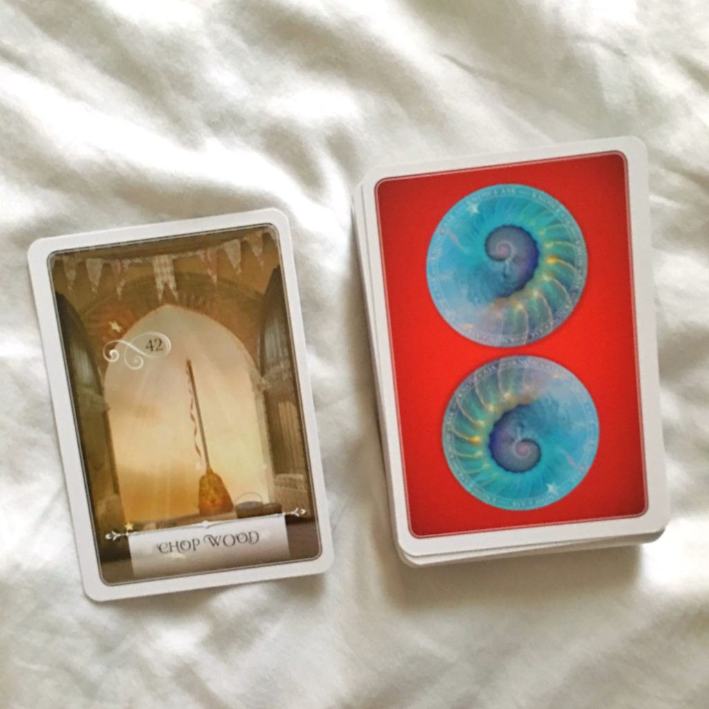 first oracle card reading