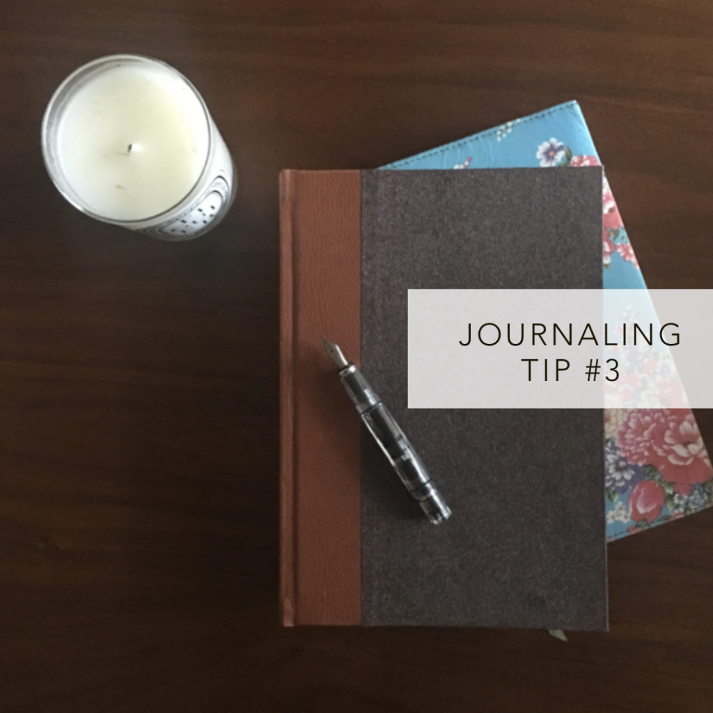 finding time to journal